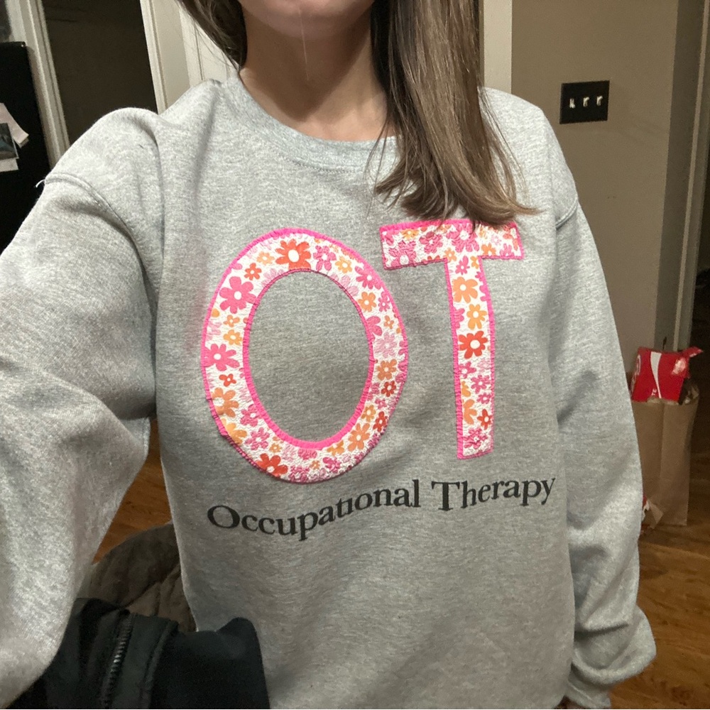 Gray Occupational Therapy Sweater
